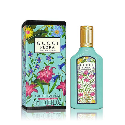 《小平頭香水店》Gucci Flora Gorgeous Jasmine 幻夢茉莉花 女性淡香精5ML