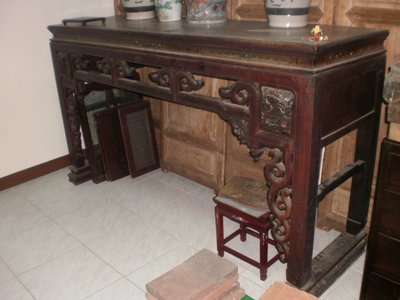 臺灣早期檜木供桌
