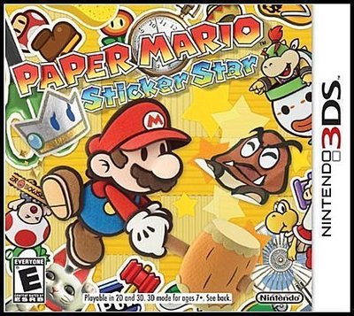 3DS 全新美版【紙片瑪利歐 超級貼紙】【紙片瑪莉歐 貼紙之星】