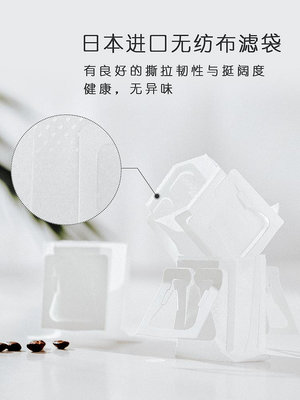 Bincoo掛耳咖啡濾紙摩卡壺圓形過濾紙手沖袋裝加厚V02 V01 6號熱心小賣家