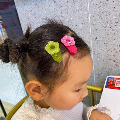 春季新品韓版兒童發飾頭飾寶寶可愛花朵劉海碎發卡裝飾發夾子