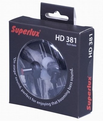 『放輕鬆樂器』 全館免運費 Superlux HD381 耳道式耳機 3組不同特色