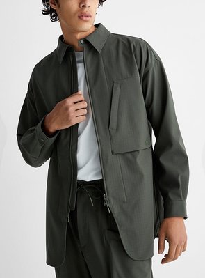 緋聞 / Y-3 (Y3) 衝鋒 / 軍綠 / 羊毛 / 外套 / 夾克 / 襯衫 🎀