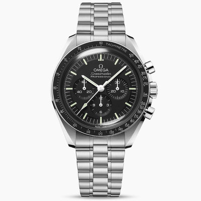 OMEGA 310.30.42.50.01.001 歐米茄手錶 42mm 超霸系列 黑面盤 鋼錶帶 3861 登月錶