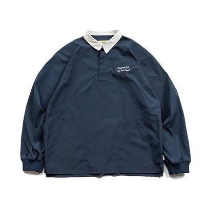 100％原廠 BEAMS SSZ SCHOOLWARS POLO SHIRTS Polo衫 22SS寬松套頭長袖襯衫