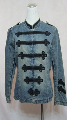 日本火紅名品..JILL STUART藍汼仔造型復古外套..全場最底價..保證買到賺到...歡迎比價搶便宜
