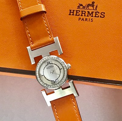 Hermes PA.230 原鑲 女用鑽錶