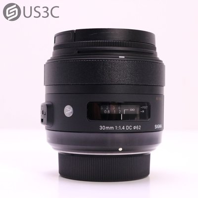 【US3C-青海店】公司貨 Sigma 30mm F1.4 DC HSM | Art For Nikon 定焦鏡 大光圈 APS-C 二手鏡頭