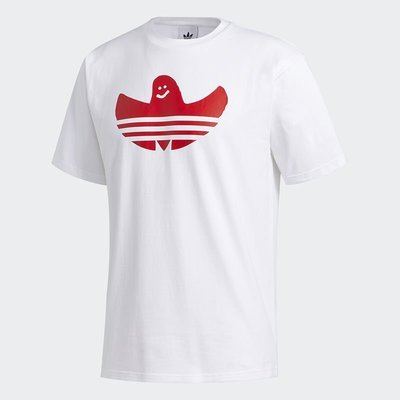 100％原廠Adidas愛迪達三葉草運動短袖男SS G SHMOO TEE印花棉質短袖T恤 GD3107