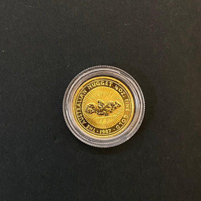 【慶餘堂0401H】1987年澳洲Golden Eagle $25 紀念金幣 1/4oz Fine Gold