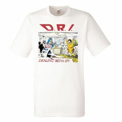 T美國進口正品滑板搖滾樂團T恤 D.R.I. 硬核龐克跑步始祖 THRASH METAL短袖衣服男女鞋滑板面輪吋DRI