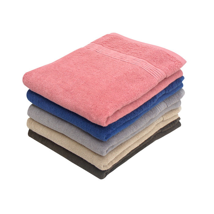 MORINO摩力諾-美國棉五星級緞檔浴巾(超值2條組) 免運