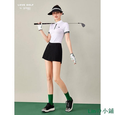 新款推薦 LG高爾夫女裝上衣短袖t恤夏季冰絲速乾翻領T恤golf運動球衣Polo衫golf球套裝 MD69 可開發票