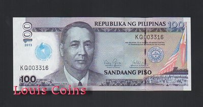 【Louis Coins】B271-PHILIPPINES--2013菲律賓紀念紙幣100Piso