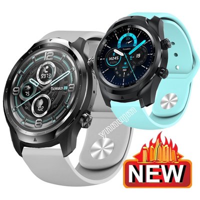 ticwatch pro 3 ultra GPS 錶帶 腕帶 Ticwatch Pro 3 智慧手錶 手環 硅膠 環保