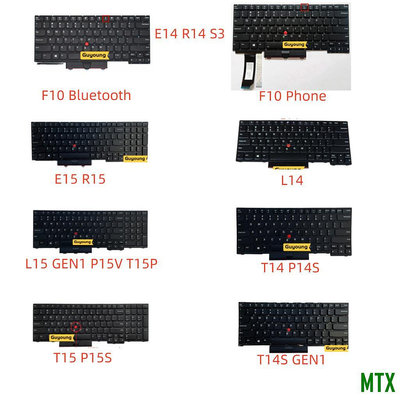 MTX旗艦店Yjx 鍵盤適用於聯想 Thinkpad E14 R14 S3 Gen2 E15 R15 L14 L15 P15V