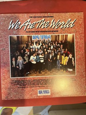 ##黑膠 進口 WE ARE THE WORLD LP  保存如新 Michael Jackson