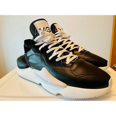 Adidas Y-3 Kaiwa 皮革 黑色 白色 山本耀司 貝克漢 F97415 Y3 男女款慢跑鞋【ADIDAS x NIKE】