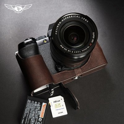 現貨 TP原創 真皮富士X-S10皮套相機包XS10保護套相機套手柄 牛皮
