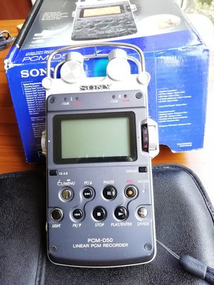 “降價”  SONY PCM-D50 LINEAR PCM RECORDER 專業錄音機 （送有線遙控器）