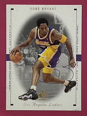 1998-99 SP Authentic #44 Kobe Bryant Los Angeles Lakers