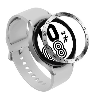 全館免運 於三星Galaxy Watch 4手錶時間競速保護器表圈 40MM 44MM刻度金屬保護圈圈口 屏幕保護器 可開發票
