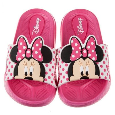 童鞋(15~21公分)Disney迪士尼米妮桃紅兒童超輕量拖鞋D7Q003H