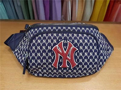 【熱賣精選】NIKE韓國MLB新款MLB腰包男女洋基隊斜挎包運動休閒NY腰包
