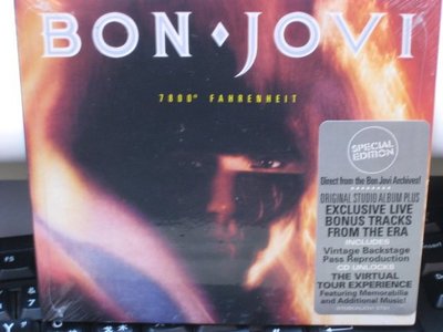 正版CD《邦喬飛》華氏7800度 ( 2010紀念盤 )／ Bon Jovi 7800 Fahrenheit  ( SP
