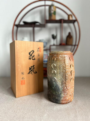 日本回流物信樂燒花瓶