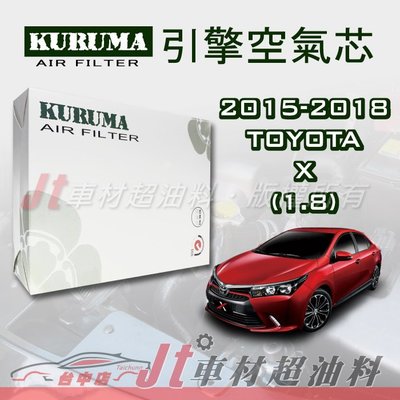 Jt車材 - 豐田 TOYOTA ALTIS X 1.8 2015-2018年 引擎空氣芯 -高品質密合佳 附發票