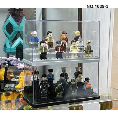 【積木班長】壓克力 透明 MOC 展示盒 展示 展示櫃 配件 可延伸 人偶配件/相容 樂高 LEGO 積木