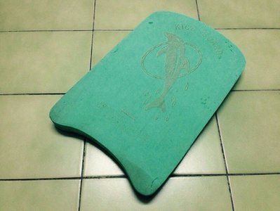 [二手良品] KICK BOARD 海豚 游泳 浮板 游泳池 綠色