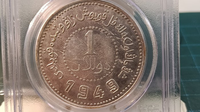 中国民国三十八年新疆省造钱币壹圆銀貨稀少品收藏品-