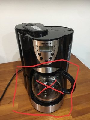 AROMA 自動磨豆 美式咖啡機 (ACM-900GB)無玻璃壺