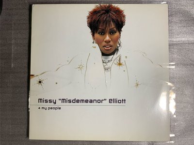 嘻哈女教主 - 蜜西.艾略特 為我的子民12”二手混音單曲黑膠  (德國版） Missy Elliott - 4 My People