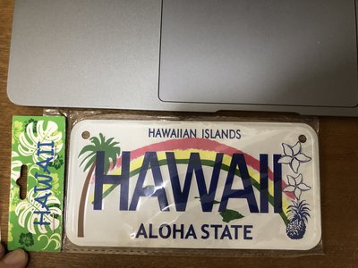 夏威夷紀念車牌