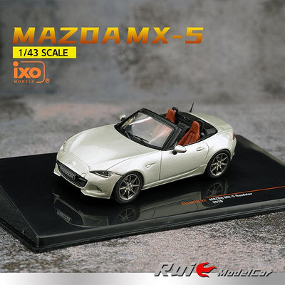 收藏模型車 車模型 1:43 IXO馬自達Mazda MX-5 Roadster 2019合金仿真汽車模型擺件