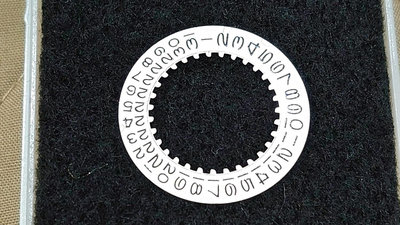 ROLEX 勞力士 3035機芯專用 原裝白色黑字日期盤 實物拍攝 16800 168000 16660