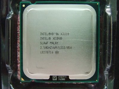 【含稅】Intel Xeon X3320 2.5G  6M R0 SLB69 四核四線 庫存散片CPU 店一年保
