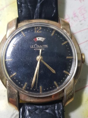 LeCoultre 積家 撞槌式半自動上鍊動力儲存古董錶-1
