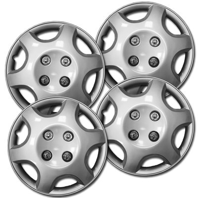 輪胎蓋 輪圈蓋 車輪蓋 輪轂蓋 鐵圈蓋 通用 13 13吋 ABS 塑膠 銀色