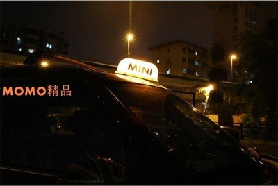 下殺- 適用於BMW寶馬迷你MINI COOPER ONE F55 56 車頂裝飾燈 計程車燈 支撐定制 個性 名片燈