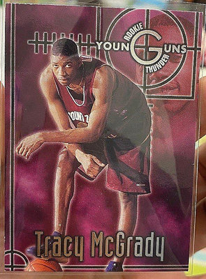 NBA 球員卡 Tracy McGrady 1997 Wheels Rookie Thunder Young Guns