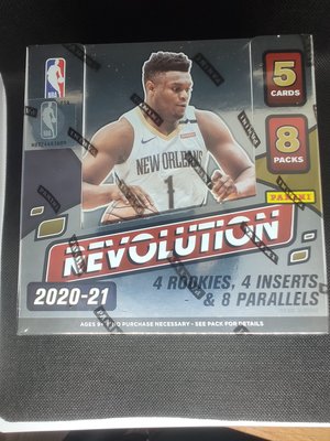 2020-21 Panini Revolution Basketball Hobby Box 籃球卡盒 現貨 抽銀河