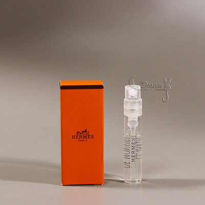 Hermes 愛馬仕 愛馬仕之旅 Voyage d'Hermes 中性淡香水 2ml 全新 可噴式 試管香水