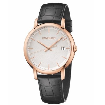 『中美鐘錶』可議價 Calvin Klein CK 紳士簡約皮帶腕錶(K9H216C6)