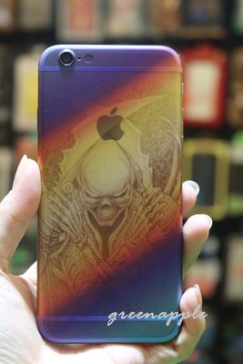 【青蘋果】Apple iPhone6s.iPhone6 Plus 圖案膜 手機包膜 裸機呈現/高雄南投