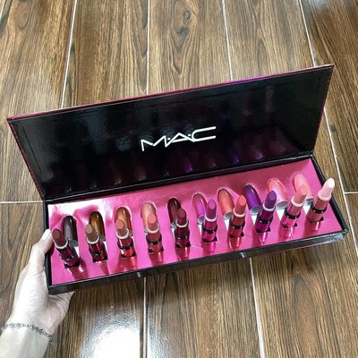 現貨 MAC炫彩口紅10件套 MAC口紅套裝 mac口紅禮盒 情人節禮物促銷中
