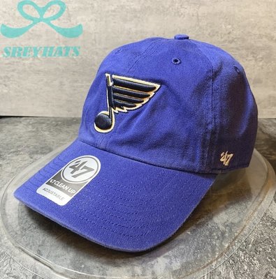 [SREY帽屋]預購＊47 Brand CLEAN UP NHL 聖路易藍調 經典LOGO 美國限定購入 棒球帽 老帽